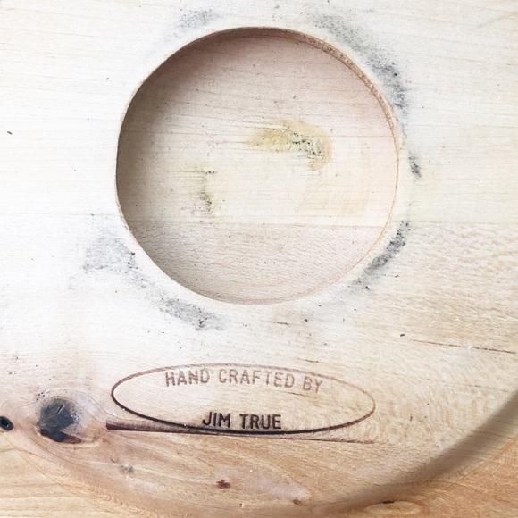 Jimmy Tru Handcrafted Acacia Large Wood Bowl - Picture 4 of 4